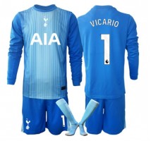 Tottenham Hotspur Guglielmo Vicario #1 Bramkarskie Koszulka Wyjazdowa dzieci 2025-26 Długi Rękaw (+ krótkie spodenki) Tottenham Hotspur Guglielmo Vicario #1 Bramkarskie Koszulka Wyjazdowa dzieci 2025-26 Długi Rękaw (+ krótkie spodenki)